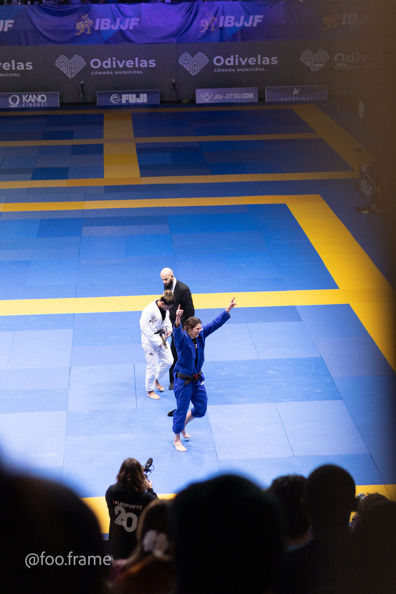 Denise Krahn after an international win